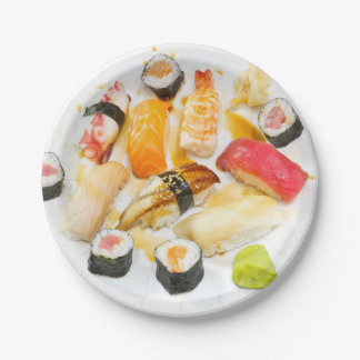 Plato De Papel Placa del disco del sushi