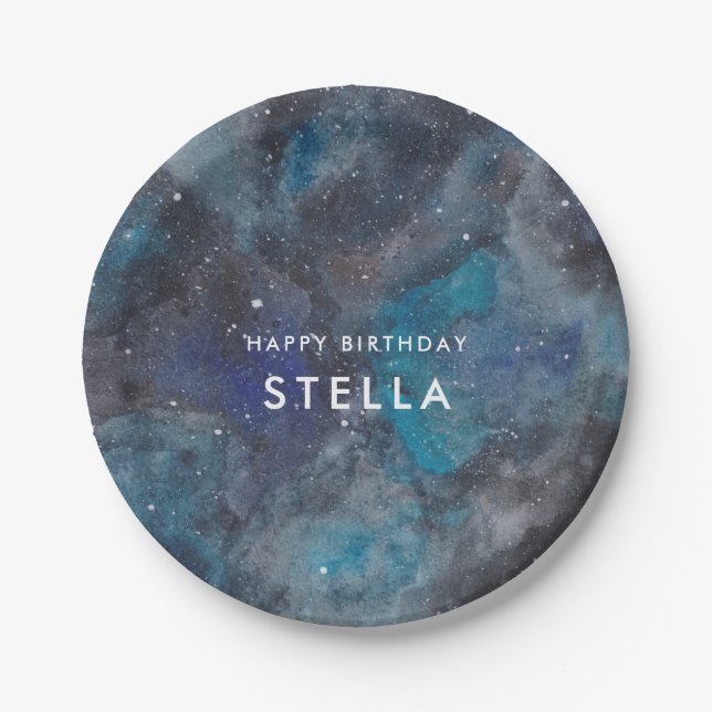 Plato De Papel Placa del Explorador de espacios (Anverso)