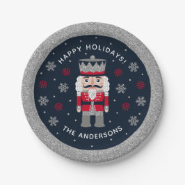 Plato De Papel Placa del fiesta del cascanueces