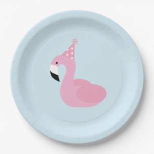 Plato De Papel Placa del flotador del flamenco