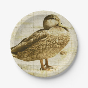 Plato De Papel Placa del pato