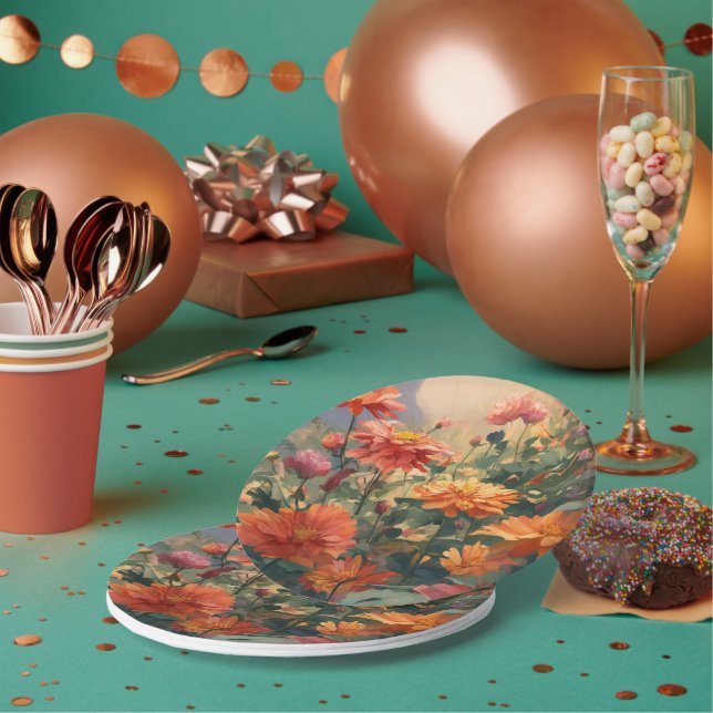 Plato De Papel Placa fiesta (Multi)