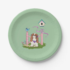 Plato De Papel Placa Fiesta Cavalier