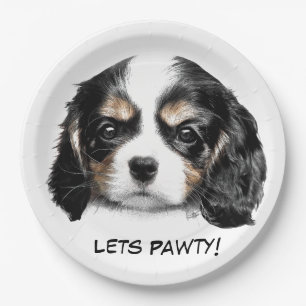Plato De Papel Placa Fiesta Cavalier