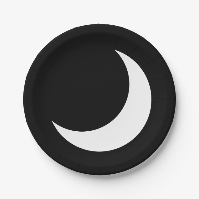 Plato De Papel Placa Fiesta Crescent Moon (Anverso)