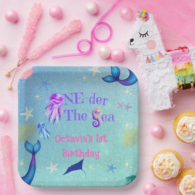 Plato De Papel Placa Fiesta de primer cumpleaños de un solo gober (Fiesta)