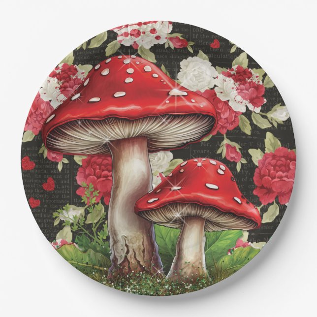 Plato De Papel Placa Fiesta de Wonderland (Anverso)