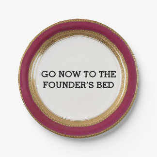 Plato De Papel Placa fiesta Waffle