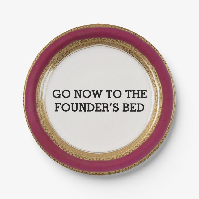 Plato De Papel Placa fiesta Waffle (Anverso)