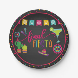 Plato De Papel Placa final de Fiesta Bachelorette Party