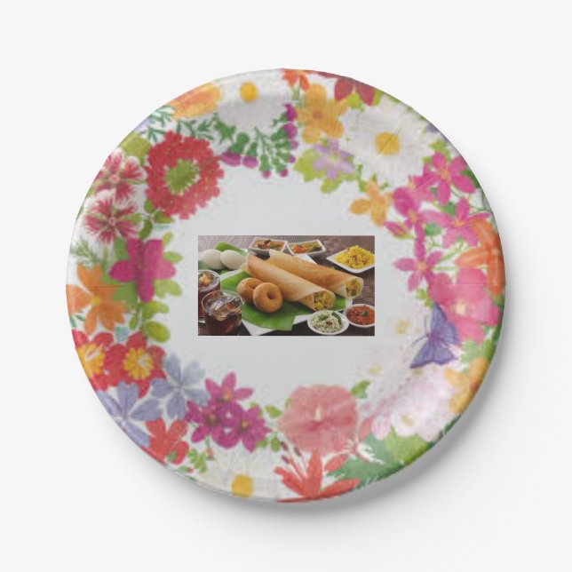 Plato De Papel Placa redonda de papel (Anverso)