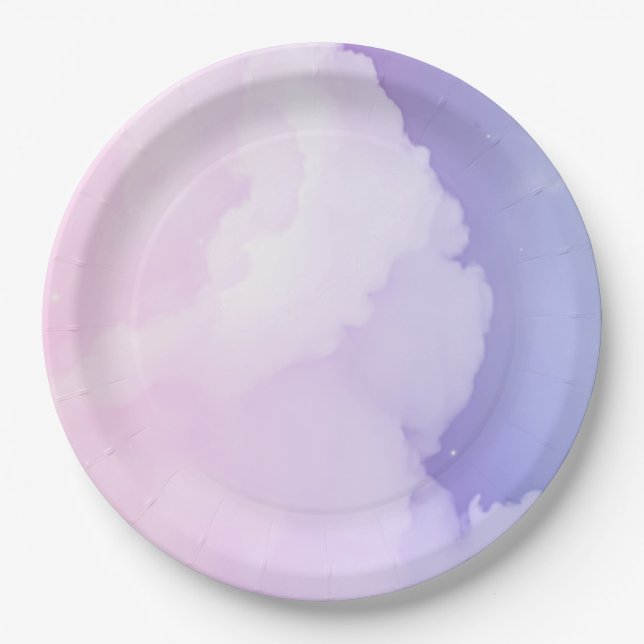Plato De Papel Placa redonda de papel de 9" (Anverso)