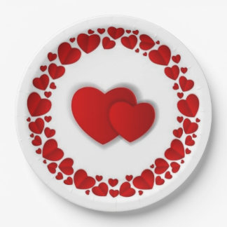Plato De Papel Placa redonda de papel de 9"