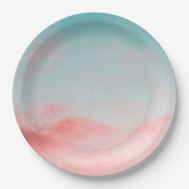 Plato De Papel Placa redonda de papel de 9"