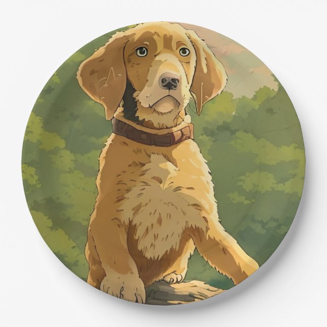 Plato De Papel Placa redonda de papel de fotoleap (Anverso)