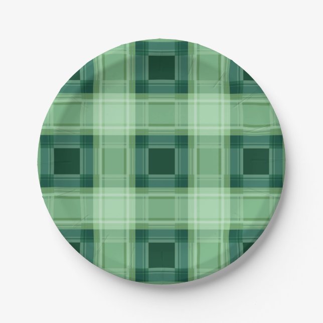 Plato De Papel Placa verde (Anverso)