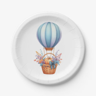Plato De Papel Placas Baby Shower Otoño De Plate De Papel.