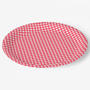 PLATO DE PAPEL PLACAS CHEX 7-WATERMELON DE PAPEL ROJO