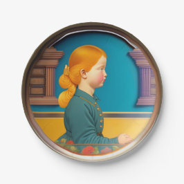 Plato De Papel Placas clásicas de papel de diseño infantil