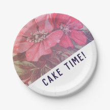 Placas de desierto modernas de Rosa