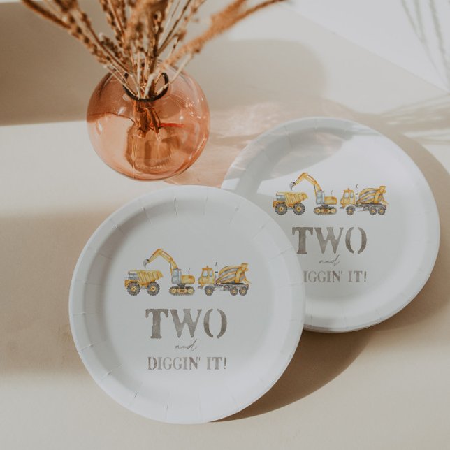 Plato De Papel Placas de fiesta de cumpleaños de construcción (Subido por el creador)