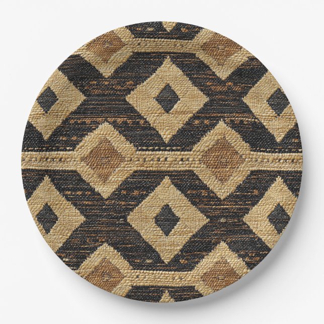 Plato De Papel Placas de fiesta de graduación redonda de personal (Anverso)