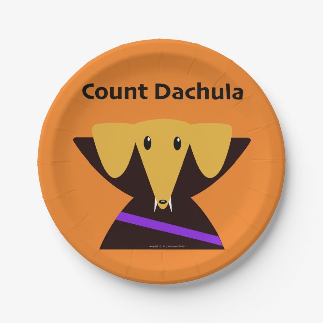 Plato De Papel Placas de fiesta de Halloween (Anverso)