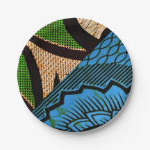 Placas de Fiesta de papel impreso en África