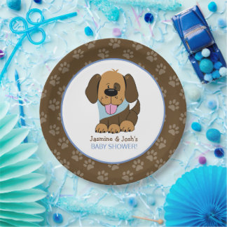 Plato De Papel Placas de Fiesta para el Personalizado de Baby Sho