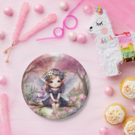 Plato De Papel Placas de fiesta temática de hadas