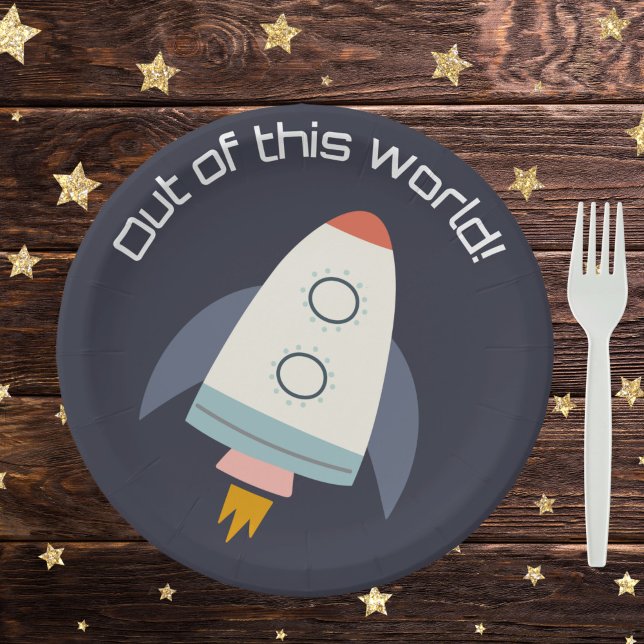 Plato De Papel Placas de Fiestas espaciales de todo el mundo (Subido por el creador)