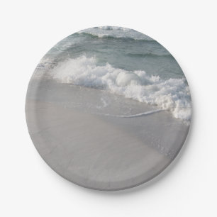 Plato De Papel Placas de la playa
