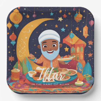 Plato De Papel Placas de papá desechables Iftar