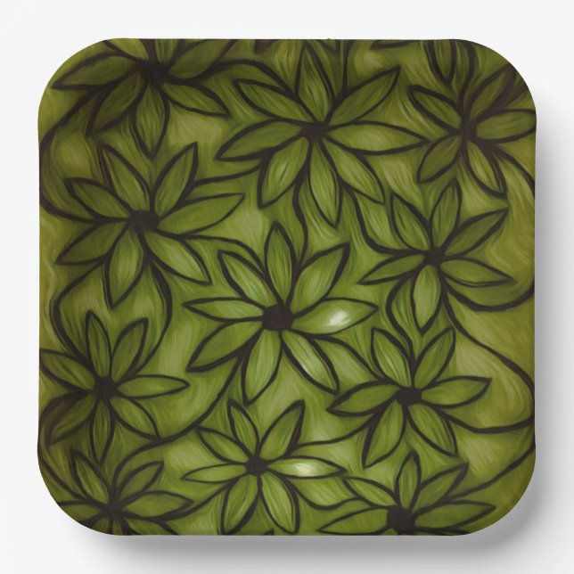 Plato De Papel Placas de papel (Anverso)