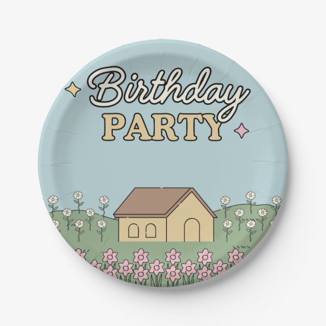 Plato De Papel Placas de papel (Anverso)