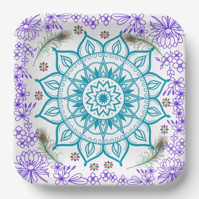 Plato De Papel Placas de papel (Anverso)