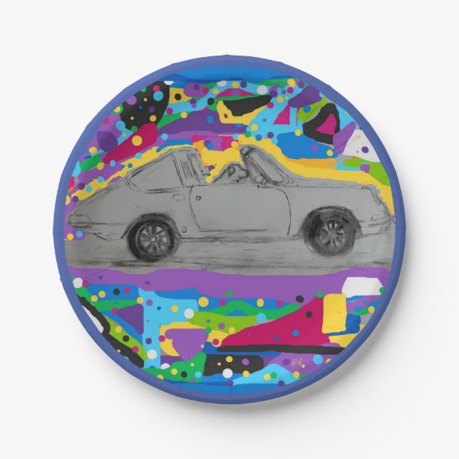 Plato De Papel Placas de papel (Anverso)