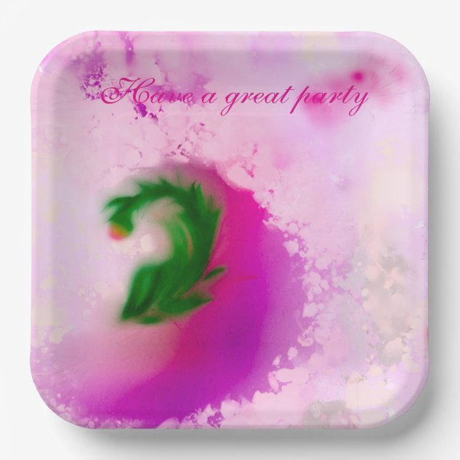 Plato De Papel Placas de papel (Anverso)