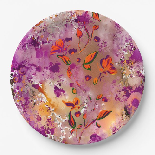 Plato De Papel Placas de papel (Anverso)