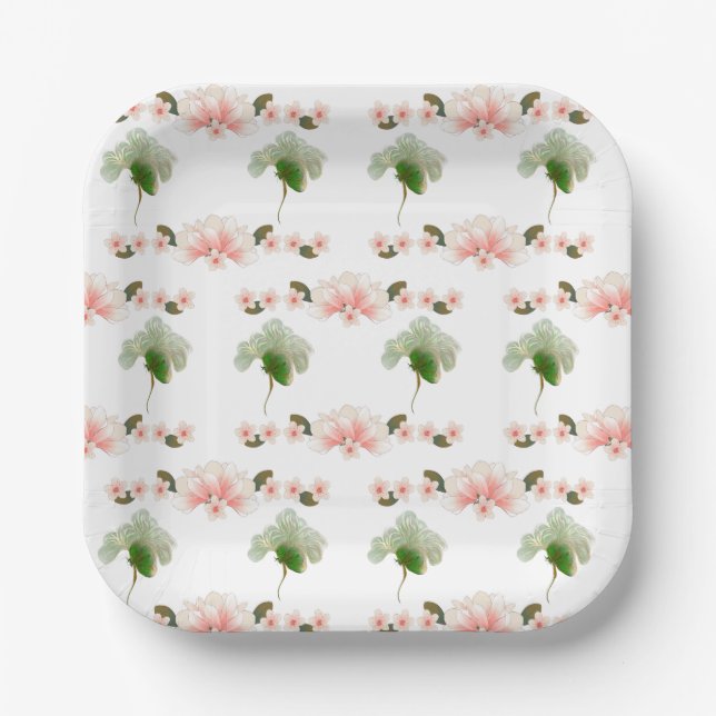 Plato De Papel Placas de papel (Anverso)