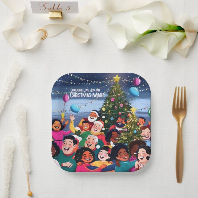 Plato De Papel Placas de papel (Boda)