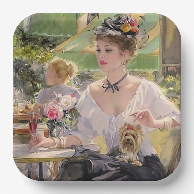 Plato De Papel Placas de papel (Anverso)