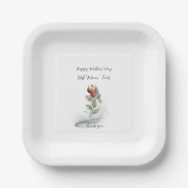 Plato De Papel Placas de papel (Anverso)