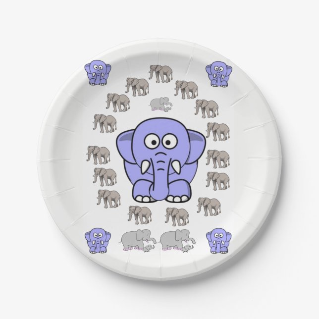 Plato De Papel Placas de papel (Anverso)