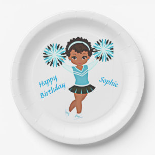 Plato De Papel Placas de papel alentadoras para "Feliz Cumpleaños