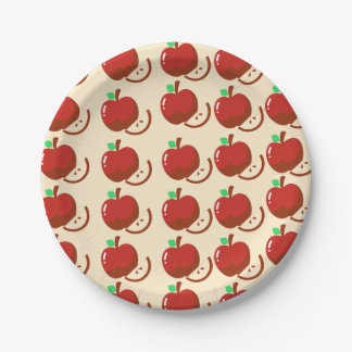 Plato De Papel Placas de papel Apple