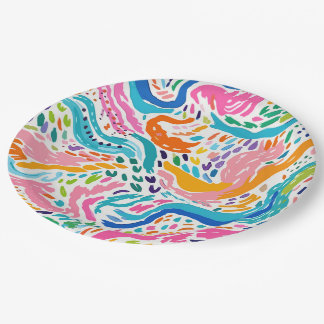 Plato De Papel Placas de papel "Arceus Fiesta"