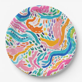 Plato De Papel Placas de papel "Arceus Fiesta"