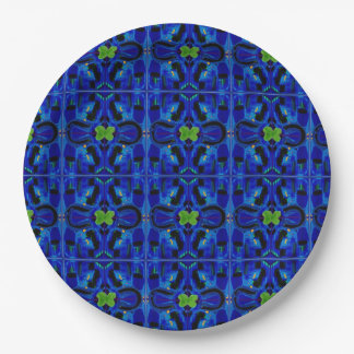 Plato De Papel Placas de papel azul