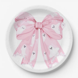 Plato De Papel Placas de papel Baby Shower de color rosado